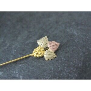 Vintage Landstroms Black Hills Gold Stick Pin 10K/12K